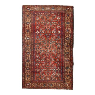 1920s Handmade Antique Persian Hamadan Rug For Sale
