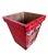 Vintage Balinese Hand-Painted Wood Cachepot or Trash Can For Sale - Image 4 of 7
