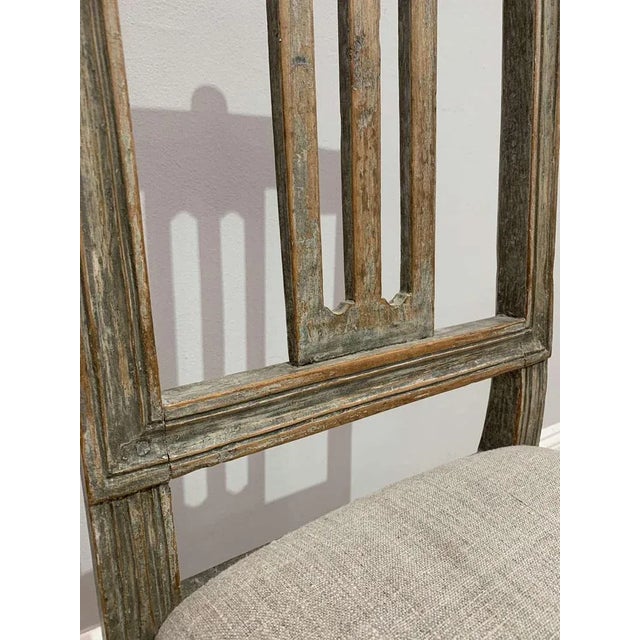 Swedish Gustavian Painted Chair, 1800s For Sale - Image 6 of 13