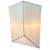 1990s Mid-Century Modern Isamu Noguchi Inspired Geometric Linen Pendant Lantern, 6 Available For Sale - Image 9 of 13