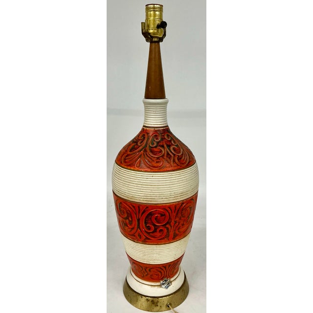 1960 Vintage Ceramic Table Lamps by Regal Lamps For Sale - Image 4 of 10