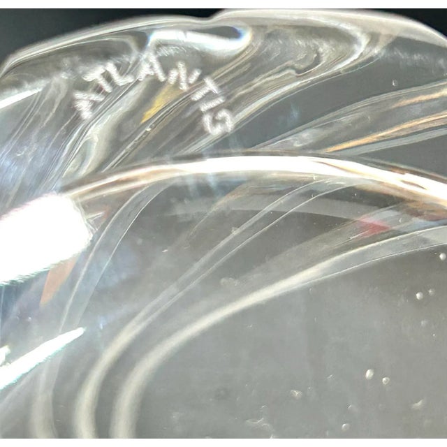 Atlantis “Flight” Cut Crystal Decanter - Portuguese 1980s Modern Barware For Sale - Image 9 of 10