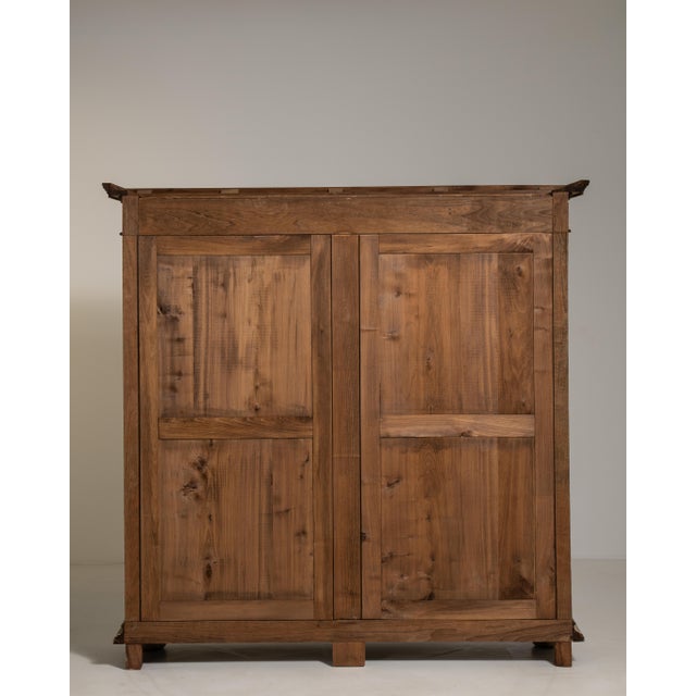 Antique Oak Cabinet For Sale - Image 9 of 13