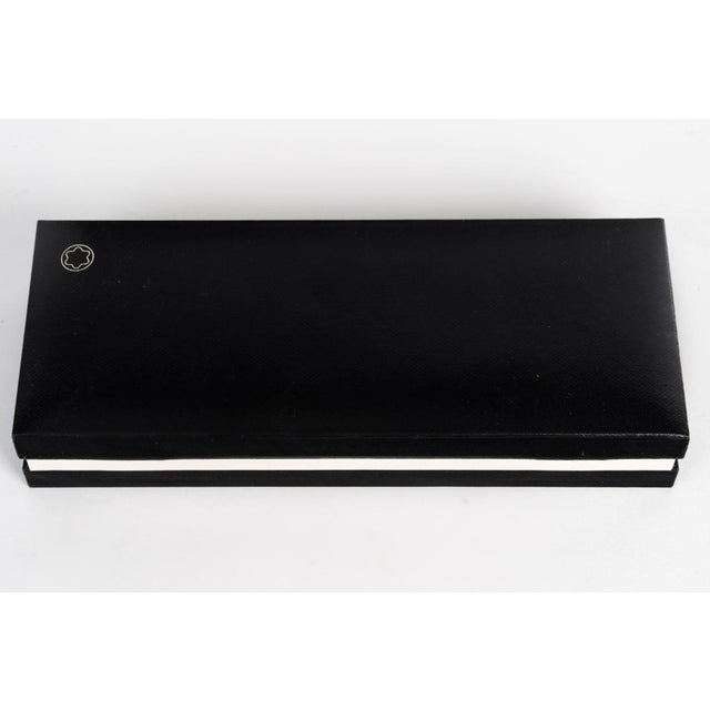 Pen Case from Mont Blanc, 1990. 20th-century pen case from Mont Blanc. H: 3.5 cm, W: 19.5 cm, D: 8 cm