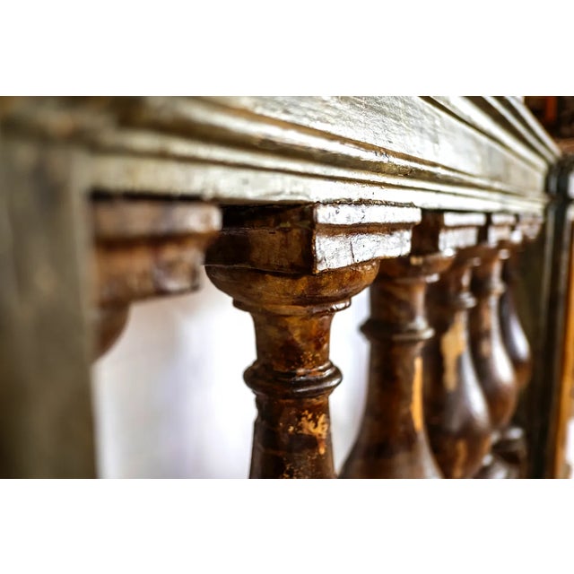 Baroque Antique Console or Church Partition, Italy, 1700s For Sale - Image 3 of 15