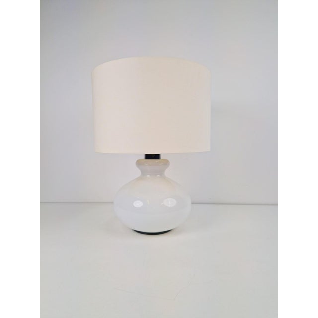 1960s Vintage Glass Table Lamp from Dijkstra, 1960s For Sale - Image 5 of 11