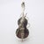 1980s Large Vintage Italian Handmade Silver Violin and Bow Figurine with Stand from Angini, Arezzo, Italy, 1980s For Sale - Image 5 of 14