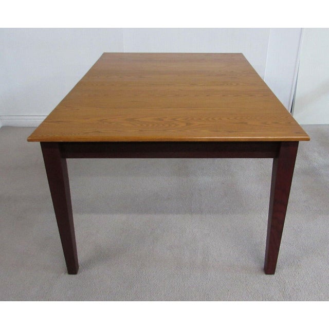 Athol Mission Oak Dining Set, Table & Ladderback Chairs 7 Pieces