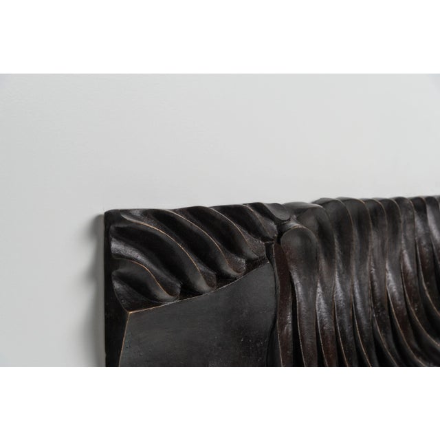 Italian Bronze Wall Sculpture by Carlo Zauli, 1960s For Sale - Image 11 of 13
