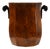 Art Deco Sculptural Burlwood Ice Bucket, France, 1925 For Sale