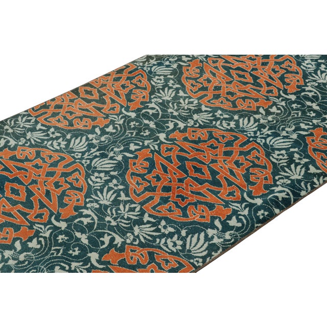 Made with hand-knotted wool in Turkey circa 1950-1960, this 3x8 vintage Hereke runner is from an exciting new curation...