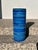 Mid-Century Modern Cylindrical Ceramic Rimini Blue Vase from Bitossi, Italy 1960s For Sale - Image 3 of 18