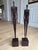 1980s American Brutalist Welded-Steel Figural Sculptures, Giacometti Style — A Pair For Sale - Image 9 of 12