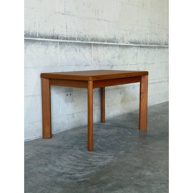 VSM Rectangular Side Tables Set of 2 Solid Teak Danish Mid-Century Modern 1960s For Sale - Image 10 of 12