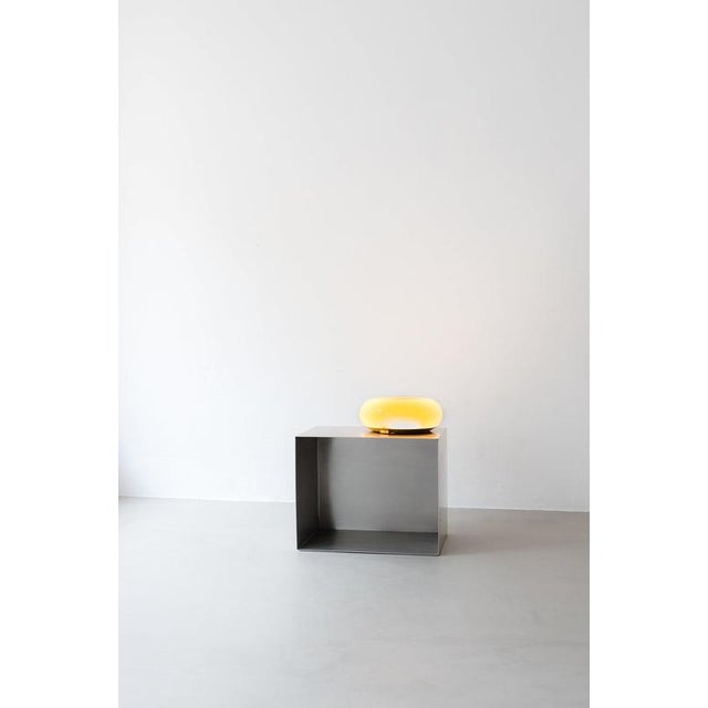 Sonar Cube Multifunction Furniture in Brushed Stainless Steel by Form & Eisen For Sale - Image 9 of 18