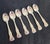 Metal Antique Victorian English Sterling Silver Teaspoons, 1896, Set of 6 For Sale - Image 7 of 18