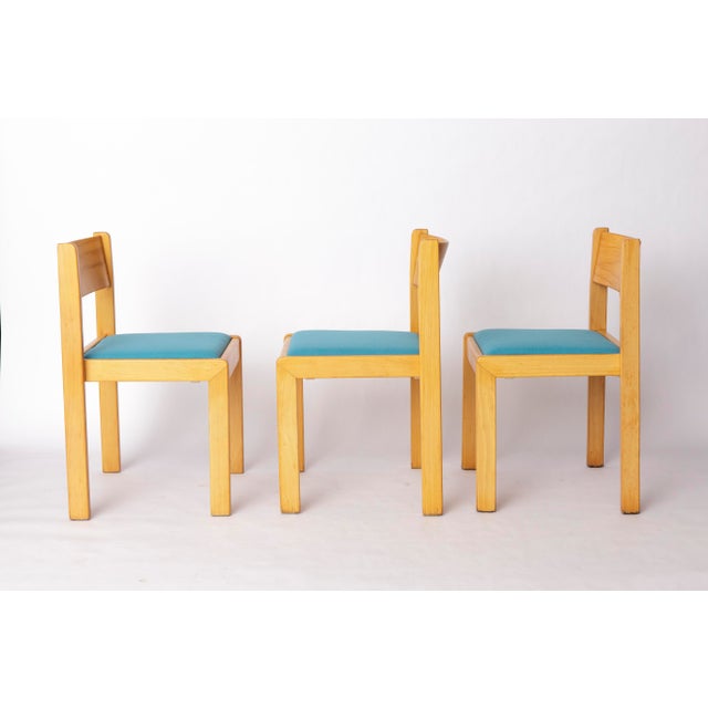 Wood Vintage Flötotto Stacking Chairs, 1970s, Set of 6 For Sale - Image 7 of 11