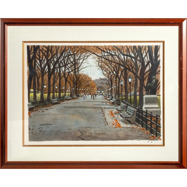 Central Park in Fall, circa 1980 For Sale