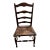 19th Century Ladder Back Side Chair For Sale
