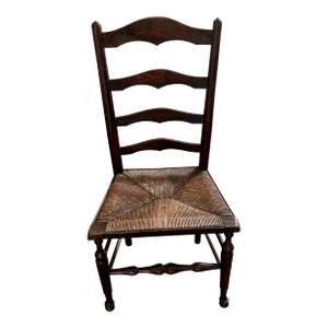 19th Century Ladder Back Side Chair