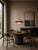 Danish mid-century pendant attributed to Bent Karlby, Denmark, circa 1950s–1960s. Executed in lacquered metal with a...