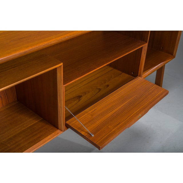 Teak Model 75 Desk from Omann Jun Møbelfabrik, 1960s For Sale - Image 15 of 18