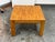 Modernist Butcher-Block Oak Side Table, Vintage For Sale - Image 9 of 12