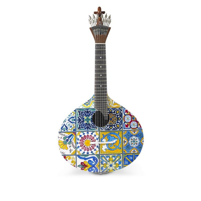Contemporary Azulejo I Guitar by Malabar For Sale - Image 3 of 8