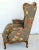 Chippendale Mid Century Chippendale Wingback Down Cushion Armchair For Sale - Image 3 of 9