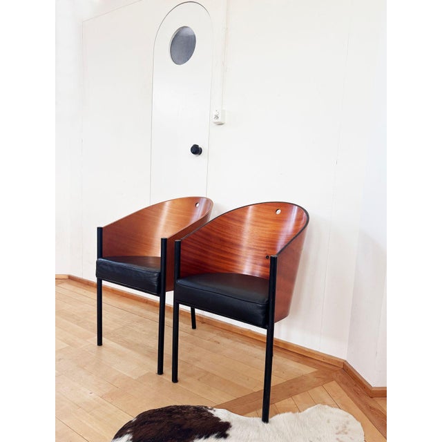 Original 1984 "Costes" Dining Chairs Attributed to Philippe Starck for Driade — Set of 4 For Sale - Image 10 of 16