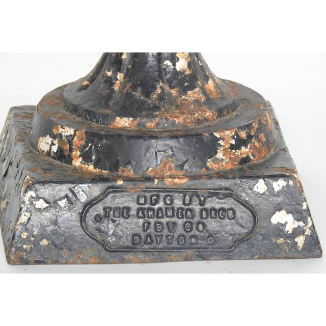 Pair of 19th Century Cast Iron Planters With Rope Designed Handles For Sale - Image 9 of 10