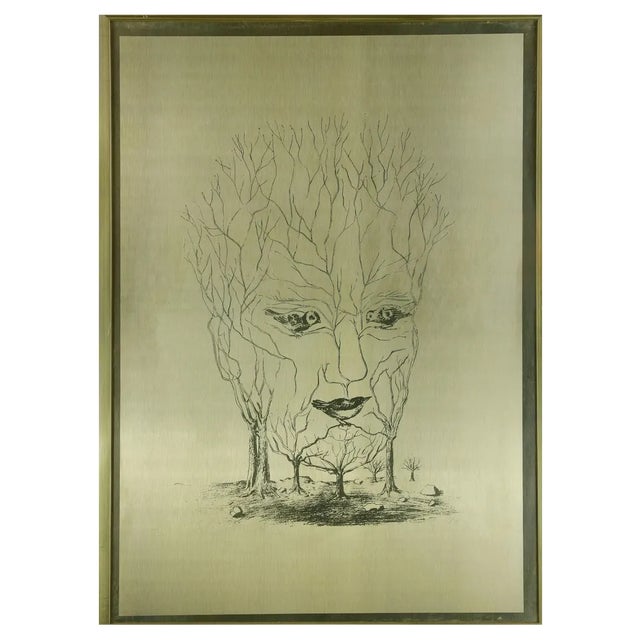 Alexander Schawinsky, Bird Man, 1943, Mixed Media, Framed For Sale