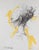 A 2009 mixed media drawing by the American artist James L. Bruch (1942-2023). Accented in yellow, this sketch depicts a...
