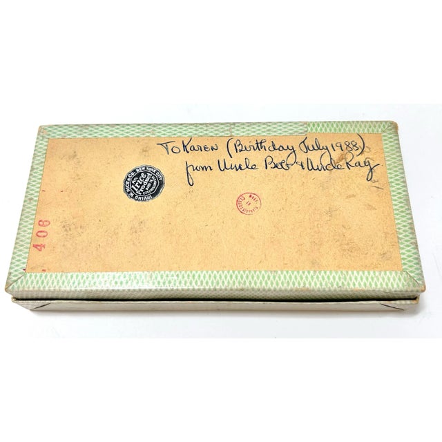 1950s Czech Art Glass Flower Place Card Holders – Miniature Potted Bouquets – Set of 6 For Sale - Image 12 of 12