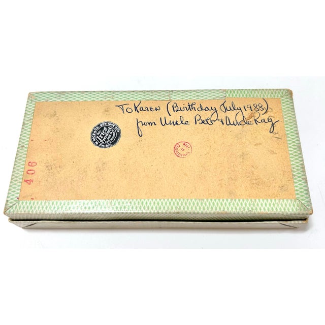 1950s Miniature Czech Art Glass Potted Flowers Bouquet Place Card Holders - A Set of 6 For Sale - Image 12 of 12