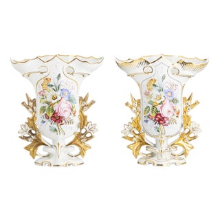 Porcelain Vases from Vista Alegre, Set of 2 For Sale