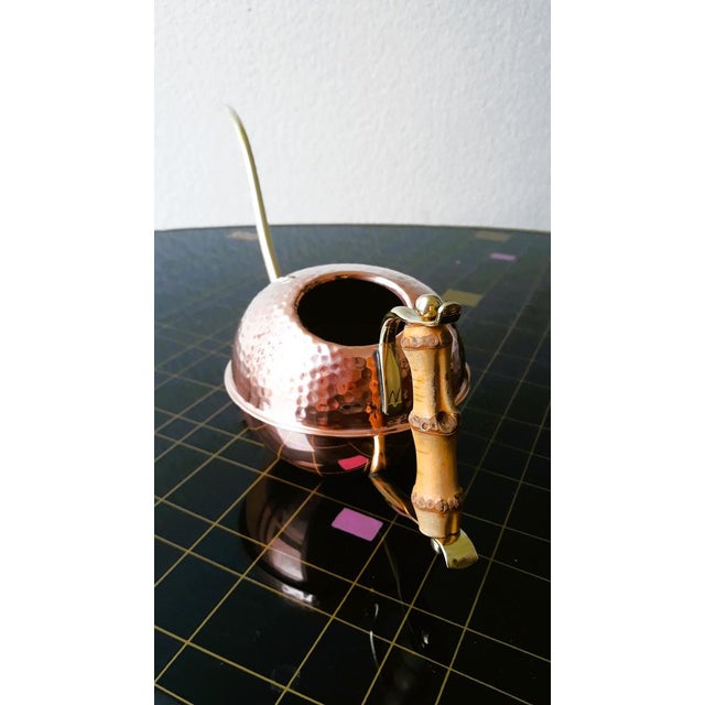 1950s Mid-Century Space Age Watering Can in Copper & Brass, 1950s For Sale - Image 5 of 10
