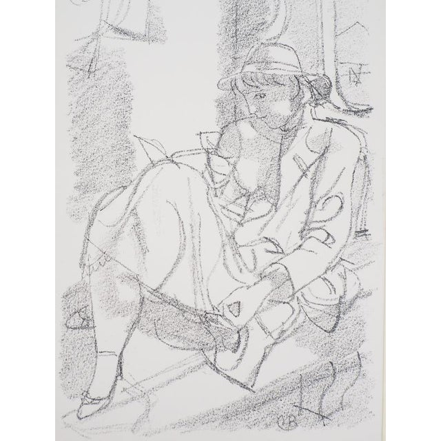 Modern Maurice Barraud, Reading, Lithograph For Sale - Image 3 of 7