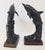 Vintage Pair of Bronze Dolphin Bookends, Mid-Century Nautical Sculptural Decor For Sale In Palm Springs - Image 6 of 13