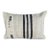 Turkish Hemp Pillow Cushion Natural Beige Black Pillow Cushion Cover 16" x 24" For Sale