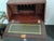 1920s 1920s Slant Top Queen Ann Desk Well Made Walnut Burl Writing Desk For Sale - Image 5 of 12