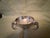 Silver Hammered Bowl With Decorative Elephant Handles, 20th Century