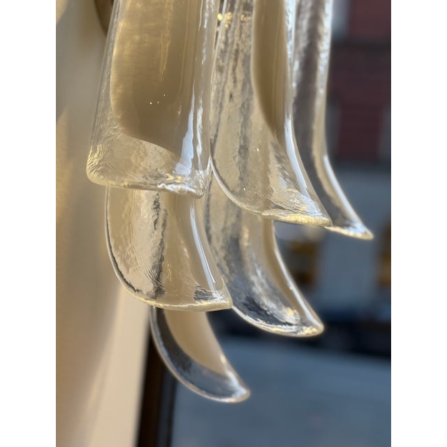 Glass White Murano Glass Prisms Wall Lamps, 2000, Set of 4 For Sale - Image 7 of 9