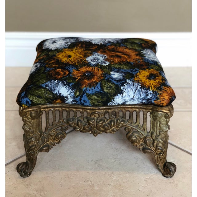 20th Century Cast Iron Footstool Chairish