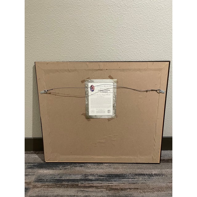 Late 20th Century Kinkade, Thomas. Carmel, Sunset on Ocean Avenue Limited Edition Framed Lithograph. For Sale - Image 9 of 12