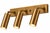 Brass Handcrafted Brass 3-Light Adjustable Vanity Sconce, Cylinder Wall Light for Bathroom & Mirror For Sale - Image 8 of 10