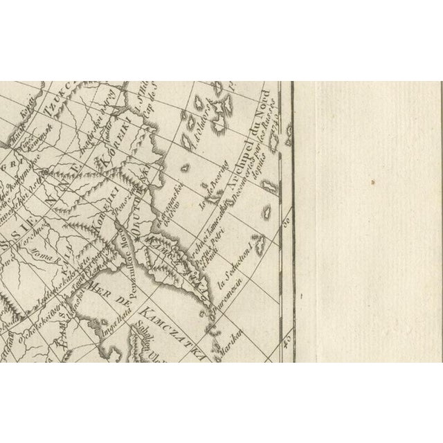 Gold Russian Empire in Europe and Asia Enlightenment Map by Rigobert Bonne, 1780 For Sale - Image 8 of 12