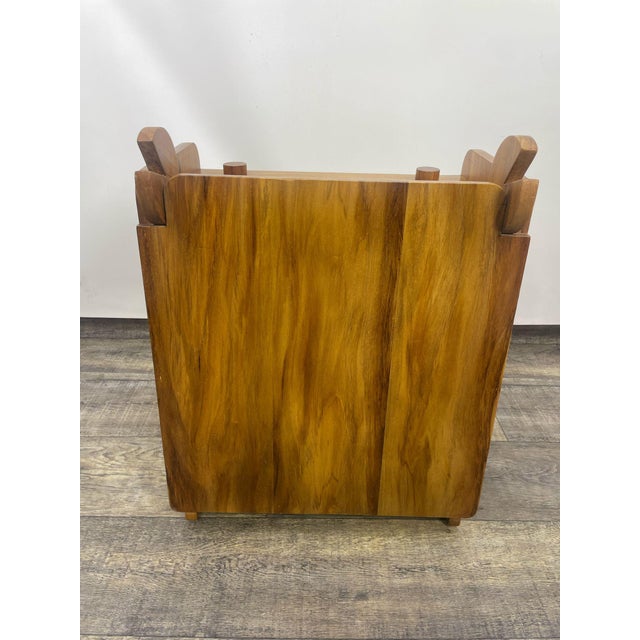 Brown Cabinet with Drawers in Rosewood For Sale - Image 8 of 14