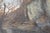 Antique French Woodland Landscape Oil Painting With Rocks and Stream For Sale - Image 12 of 12
