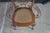Wood Antique Victorian Indianapolis MFG Co Wicker Rattan Portrait Chair 46" For Sale - Image 7 of 13
